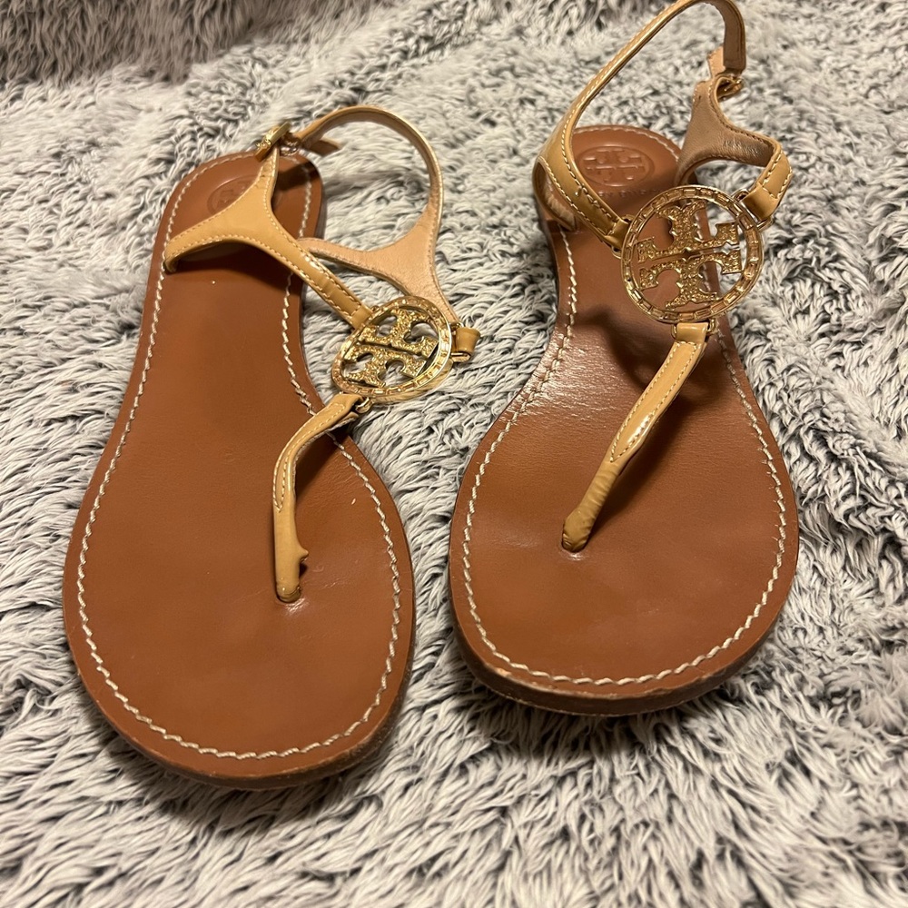 Tory Burch Leather Size 9 Sandals